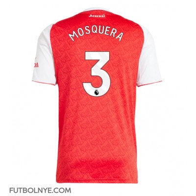 Camiseta Arsenal Cristhian Mosquera #3 Primera Equipación 2025-26 manga corta Camiseta Arsenal Cristhian Mosquera #3 Primera Equipación 2025-26 manga corta